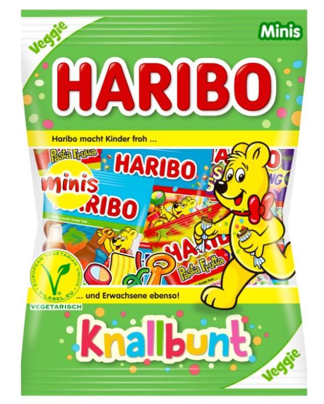 Haribo Knallbunt minis 230g - veggie