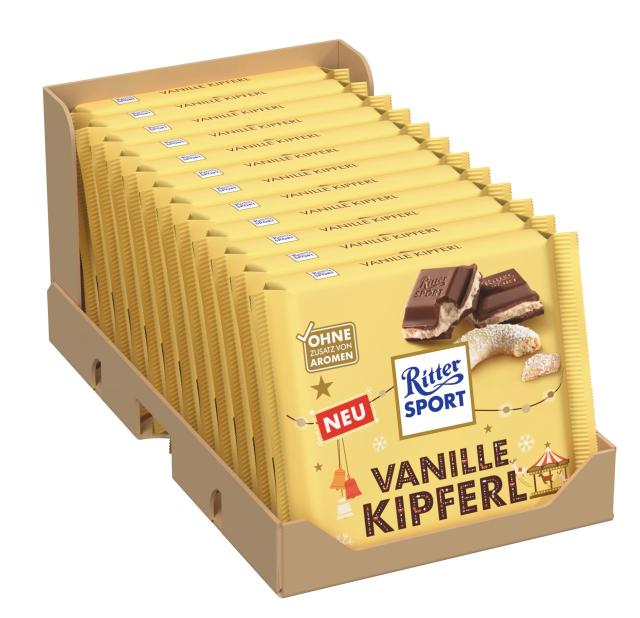 Ritter Sport Vanillekipferl 100g - Winter Edition