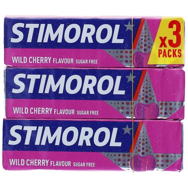 Stimorol Wild Cherry sugar free 3pcs. 42g
