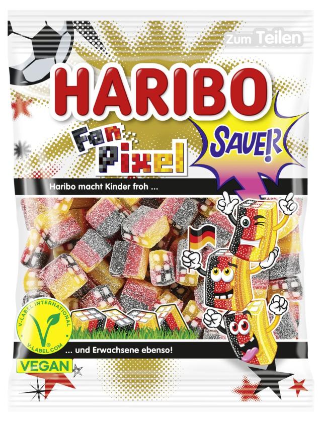 Haribo Fan Pixel Sauer 160g - vegan