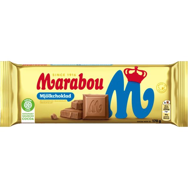 Marabou Mjölkchoklad 170g