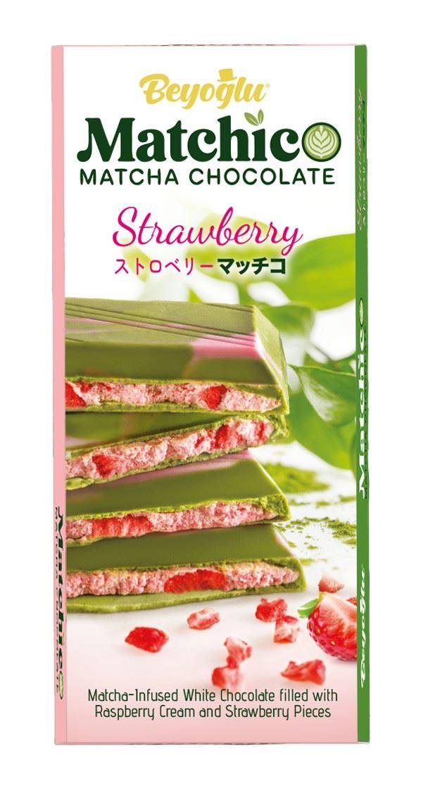 Matchico Matcha Chocolate Strawberry 95g