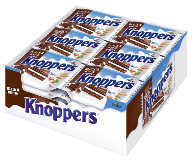 Knoppers Black & White 25g