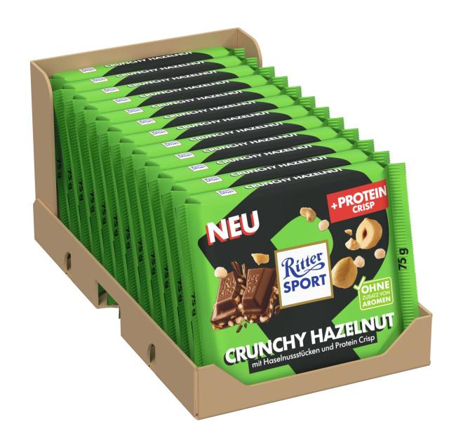 Ritter Sport Crunchy Hazelnut Protein Crisp 75g
