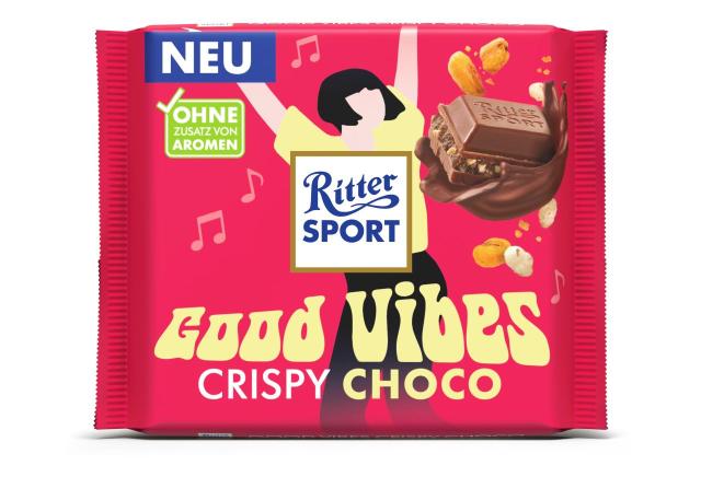Ritter Sport Good Vibes Crispy Choco 100g - Limited Edition