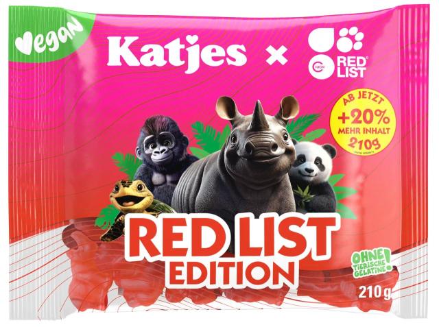 Katjes Red List Edition 210g - vegan
