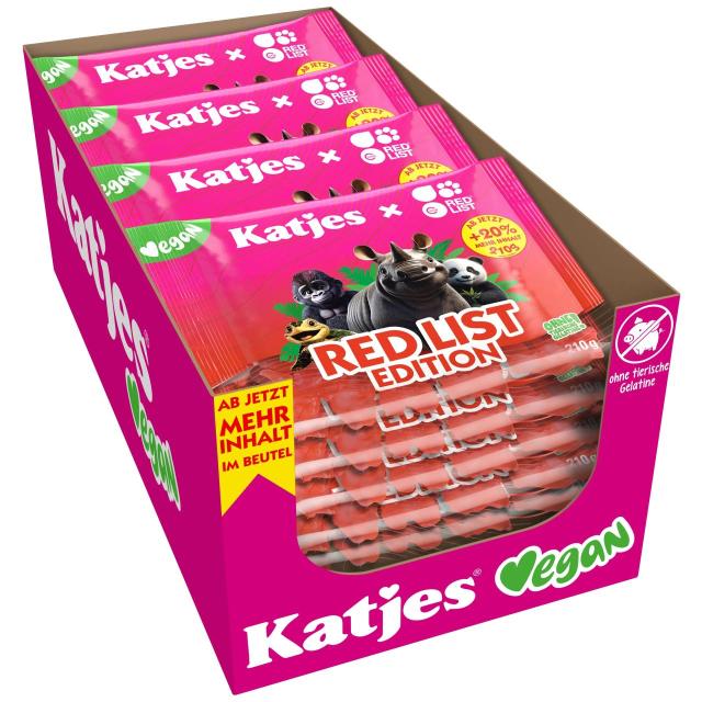 Katjes Red List Edition 210g - vegan