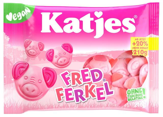Katjes Fred Ferkel 210g - vegan