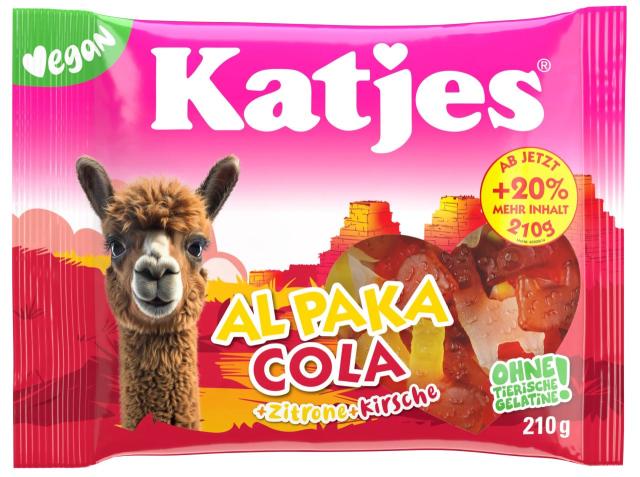 Katjes Al Paka Cola 210g - vegan