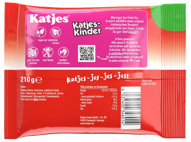 Katjes Katjes-Kinder 210g - vegan