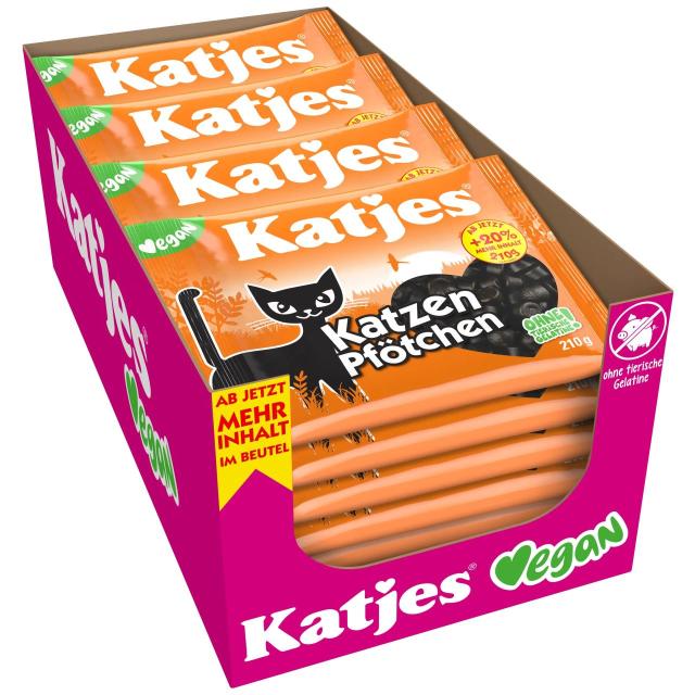 Katjes Katzen Pfötchen 210g - vegan