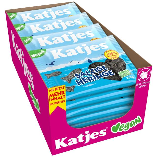 Katjes Salzige Heringe 210g - vegan