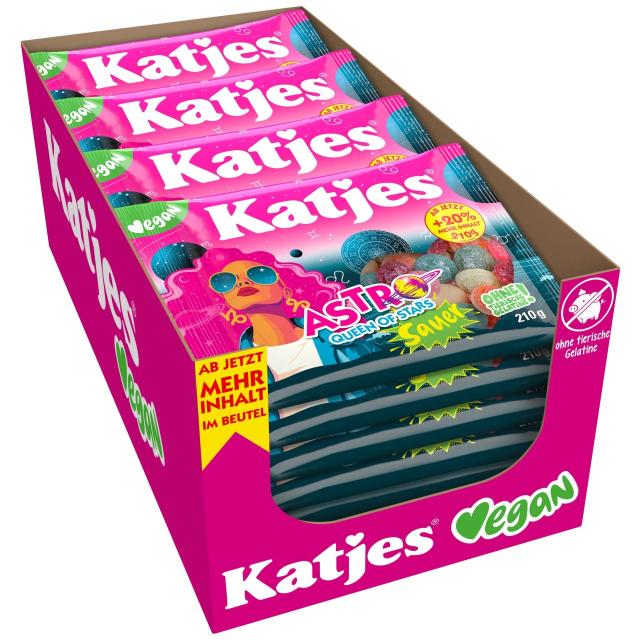Katjes Astro Queen of Stars Sauer 210g - vegan