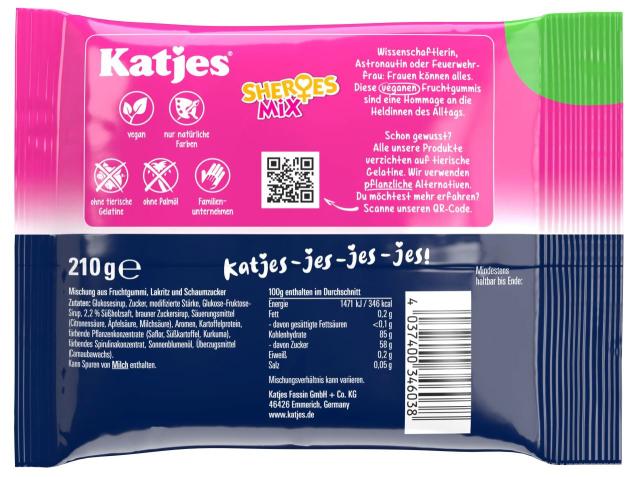 Katjes Sheroes Mix 210g - vegan