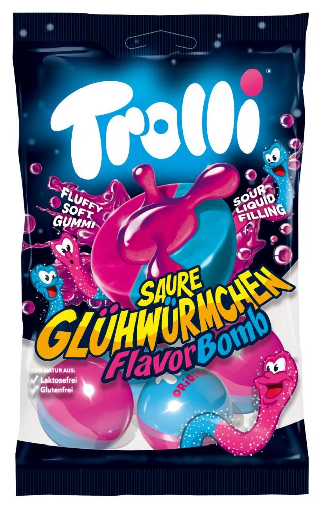 Trolli Flavorbomb Saure Glühwürmchen 75g