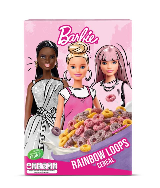 Barbie Rainbow Loops Cereal 350g