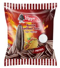Mega Seeds Roasted Sunflower Seeds Taco Flavour 100g