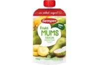 Semper Frukt Mums Pear, Banana & Mango 6M 110g