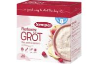 Semper Multigrain Porridge with Pear, Apple & Raspberry 8M 480g