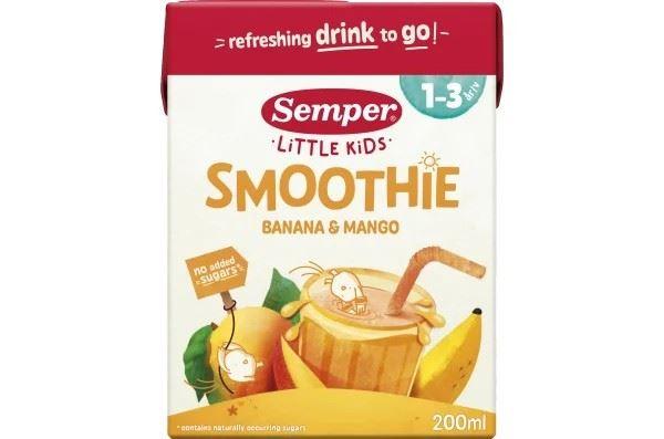 Semper Little Kids Smoothie Banana & Mango 1-3Y 200ml