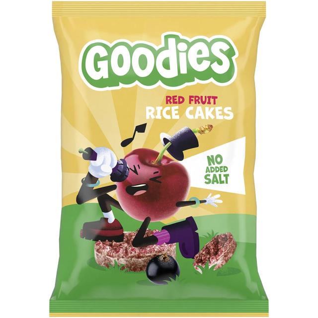 Goodies Rice Cakes Red Fruit 3Y 40g