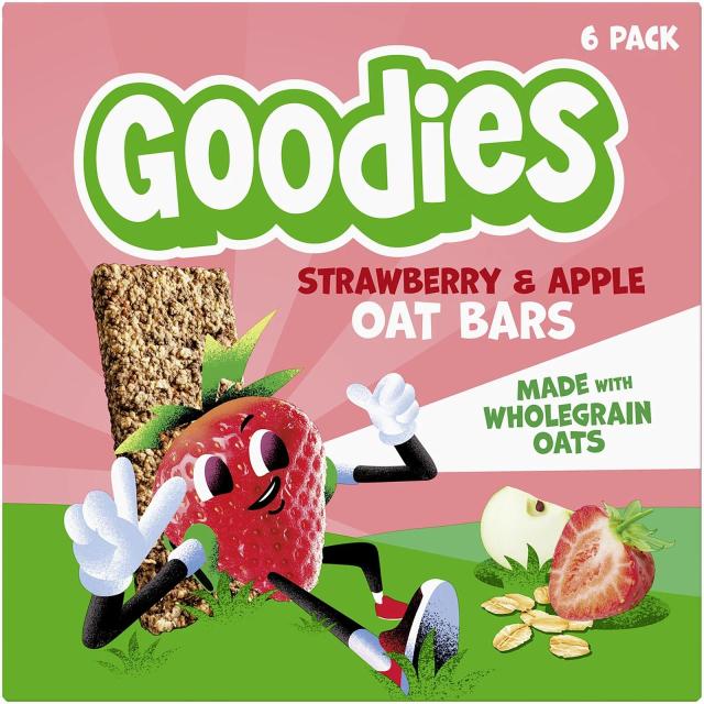 Goodies Oat Bars Strawberry & Apple 3Y 6x23g