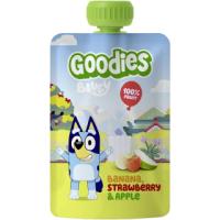 Goodies Bluey Banana, Strawberry & Apple 3Y 100g
