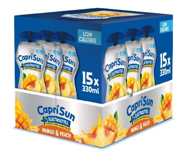 Capri-Sun + Electrolytes Mango & Peach 330ml
