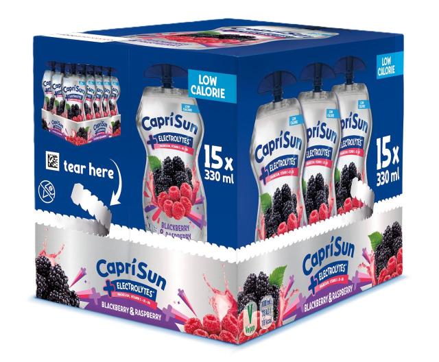 Capri-Sun + Electrolytes Blackberry & Raspberry 330ml