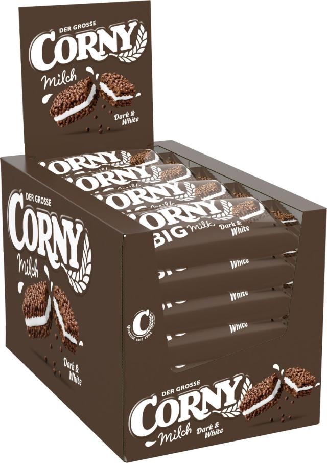 Corny Milch Dark & White 40g