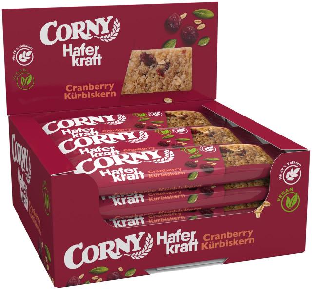 Corny Haferkraft Cranberry Kürbiskern 50g - vegan