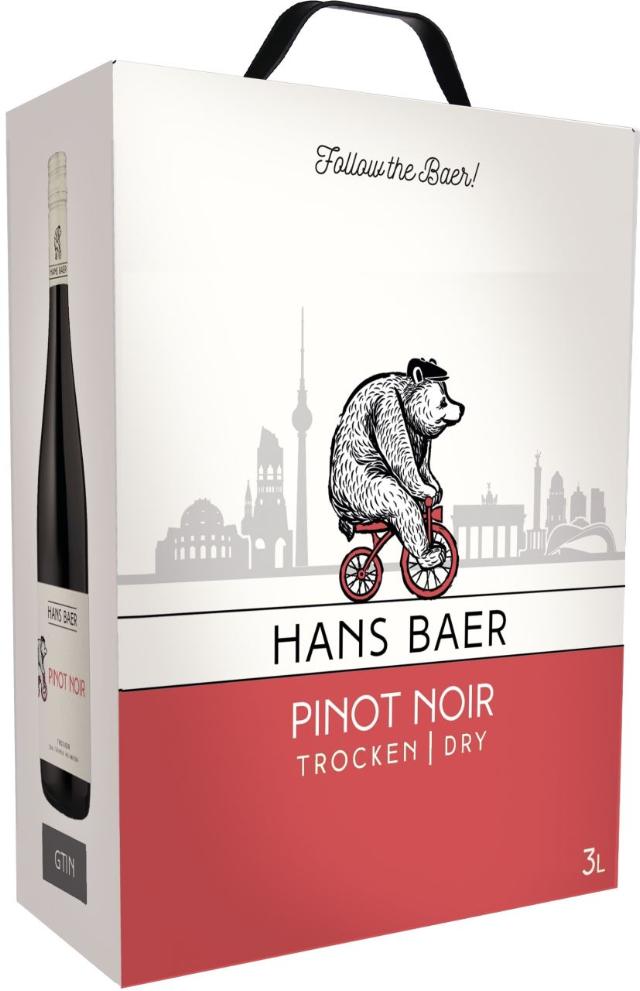 Hans Baer Pinot Noir trocken 12% - 3l BiB