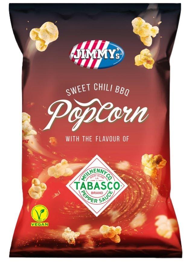 Jimmy's Popcorn Sweet Chili BBQ with Tabasco® Flavour 90g