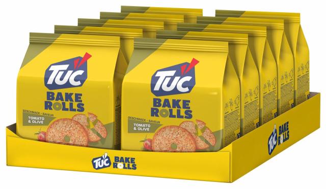 TUC Bake Rolls Tomato & Olive 150g
