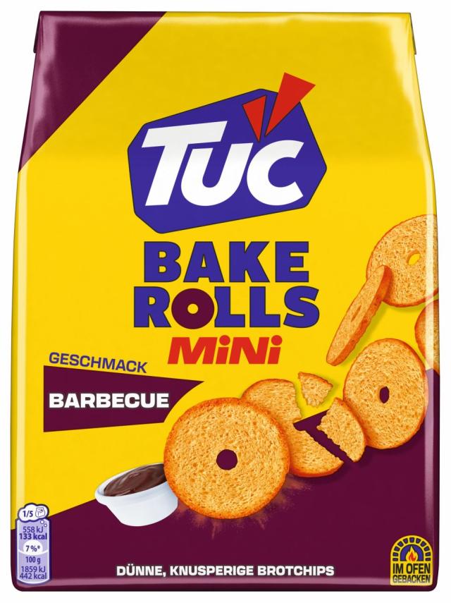 TUC Bake Rolls Mini Barbecue 150g