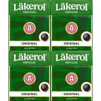 Läkerol Pastilles Original 4x25g - sugar free