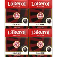 Läkerol Pastilles Salmiak 4x25g - sugar free