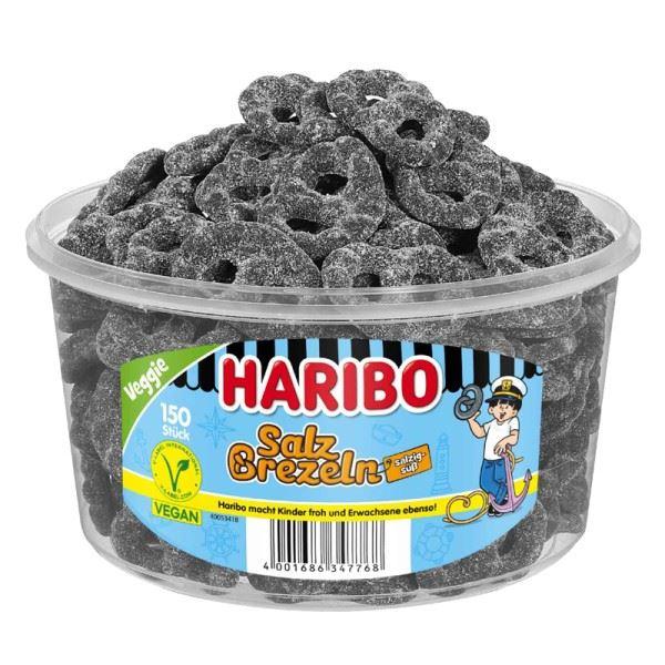 Haribo Salz Brezeln 150pcs. 1,05kg - veggie