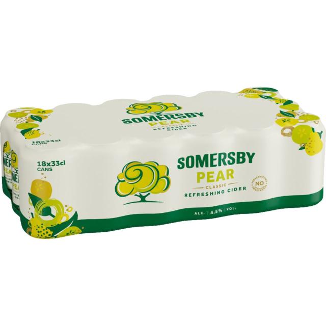 Somersby Pear 4,5% 18x330ml Can