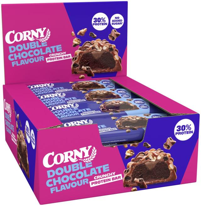 Corny Crunchy Protein Bar Double Chocolate Flavour 45g