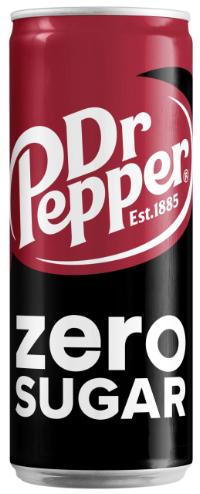 Dr Pepper Zero Sugar 24x330ml Can