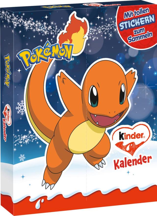 Kinder Pokemon Adventskalender 198g