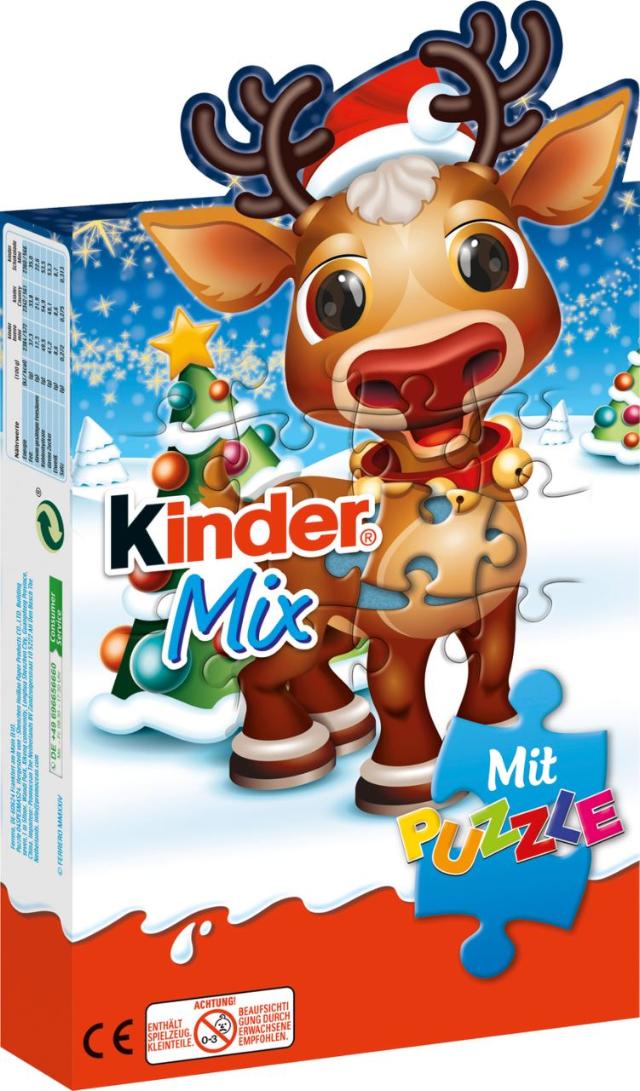 Kinder Mix mit Puzzle 161g