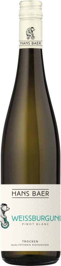 Hans Baer Weissburgunder Pinot Blanc trocken 12% - 0,75l