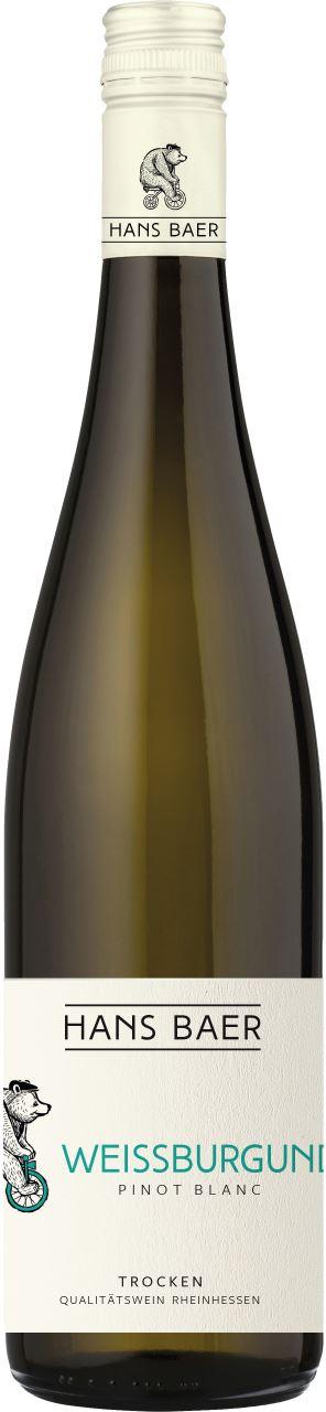 Hans Baer Weissburgunder Pinot Blanc trocken 12% - 0,75l