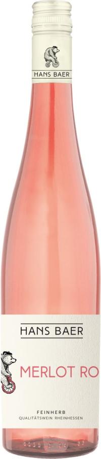 Hans Baer Merlot Rosé Feinherb 11,5% - 0,75l