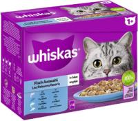 Whiskas 1+ Fish Variety in Jelly 12x85g