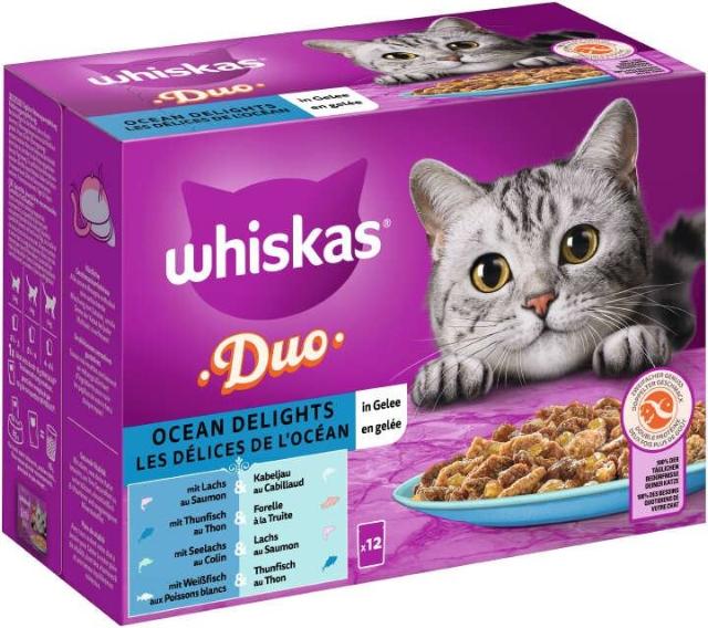 Whiskas Duo Ocean Delights in Jelly 12x85g