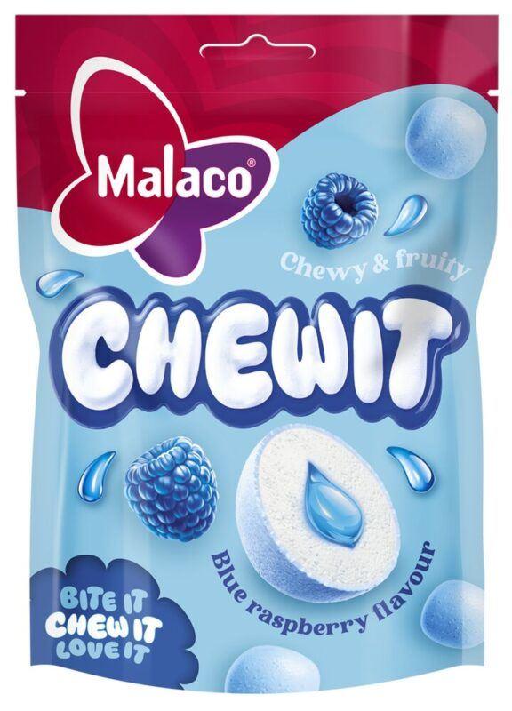 Malaco Chewit Blue Raspberry Flavour 115g