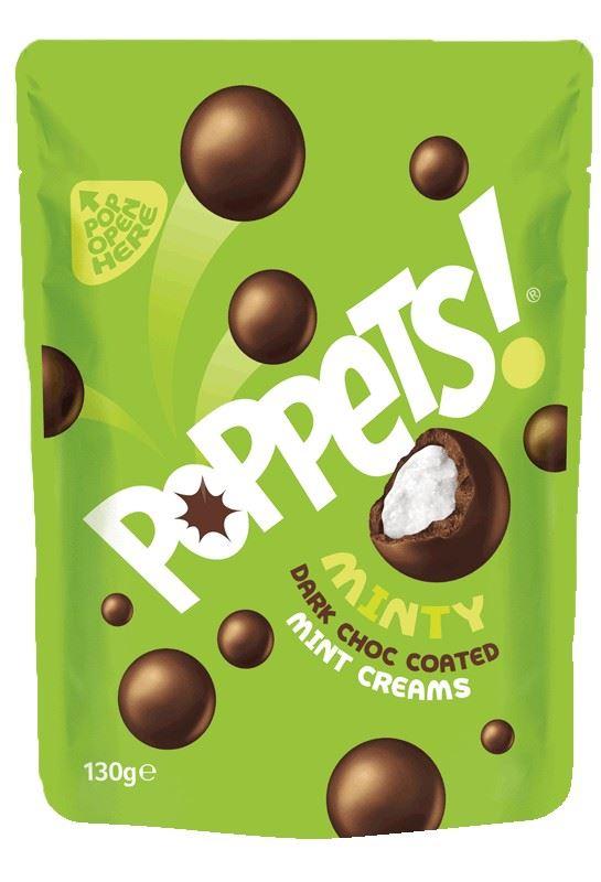 Poppets! Minty Mint Creams 130g